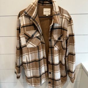 Thread and supply shacket